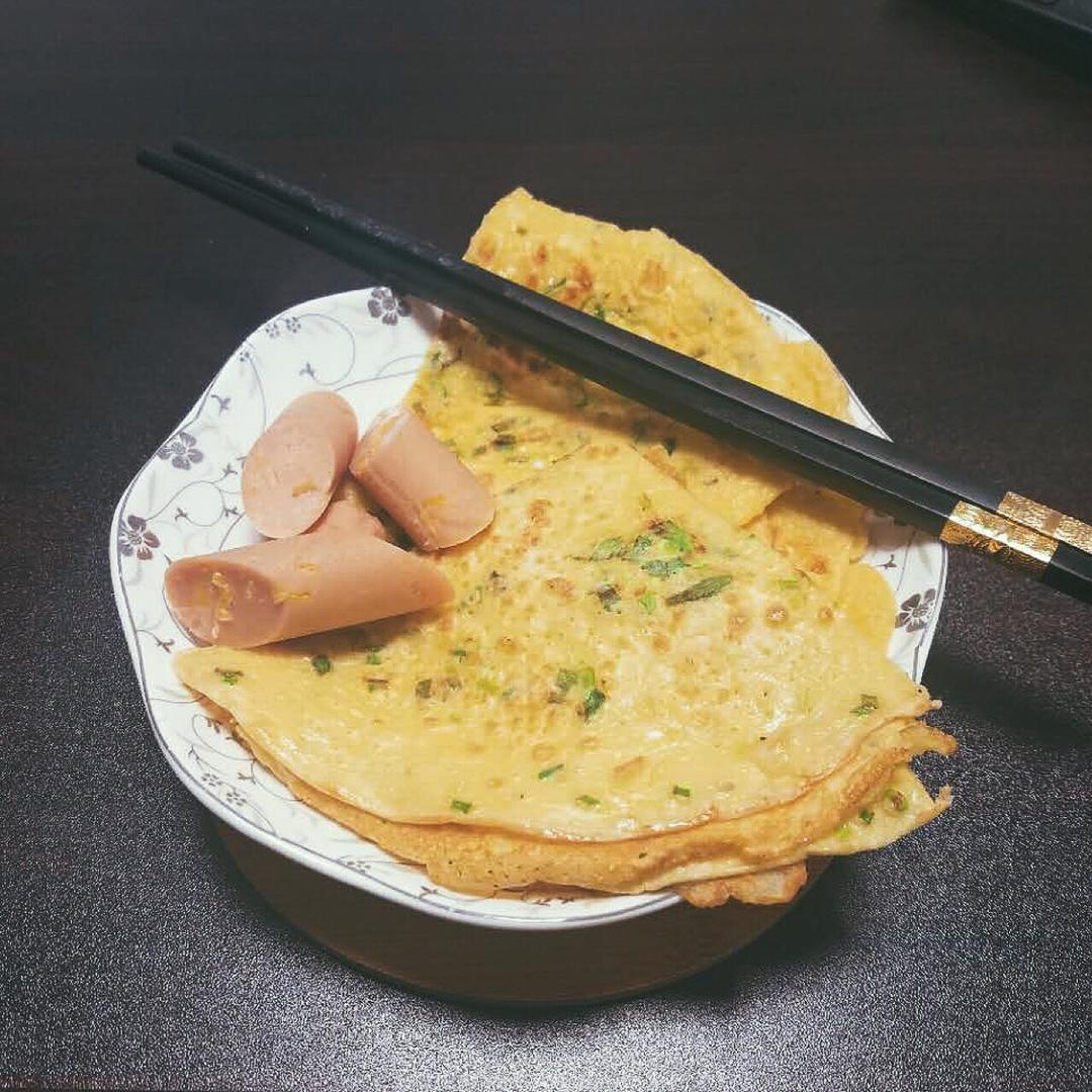 葱花鸡蛋饼