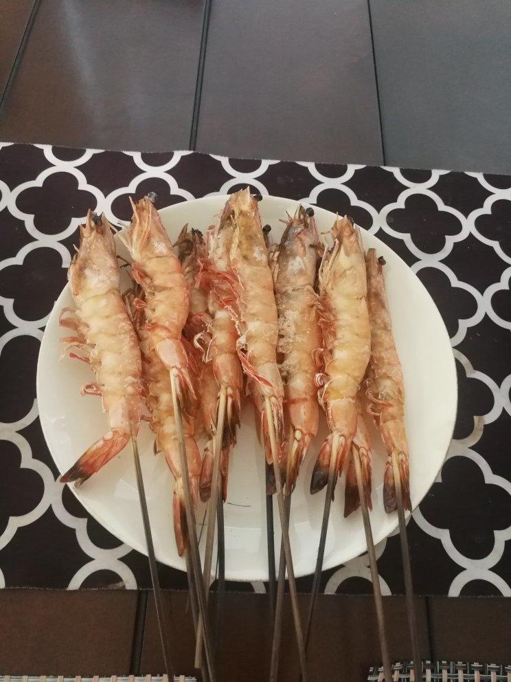 盐烤虾