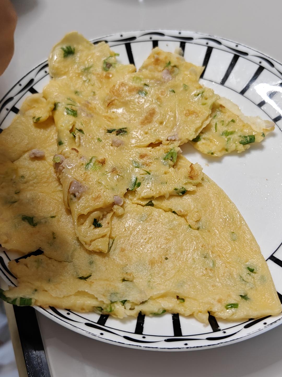 软软咸香鸡蛋饼（超详细）