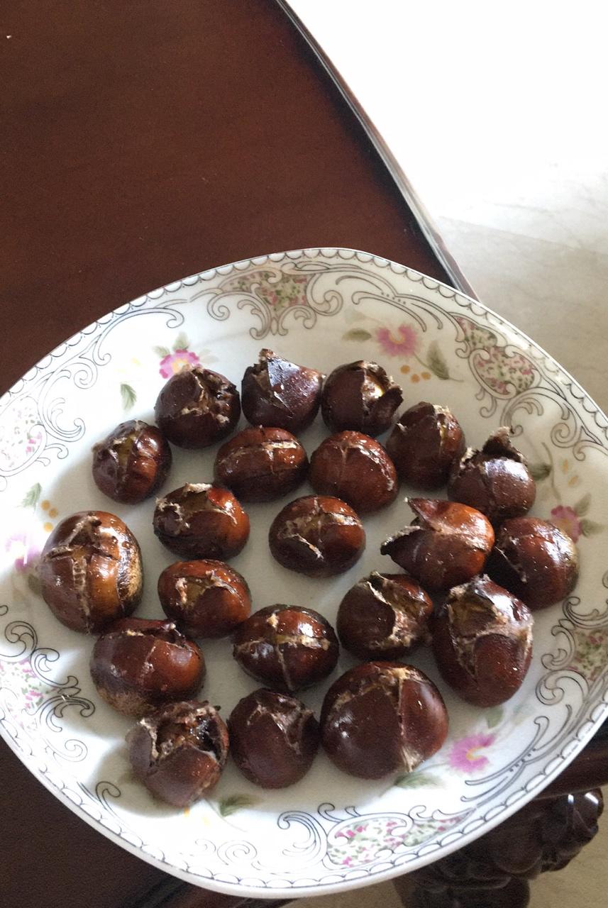 烤箱版糖炒栗子