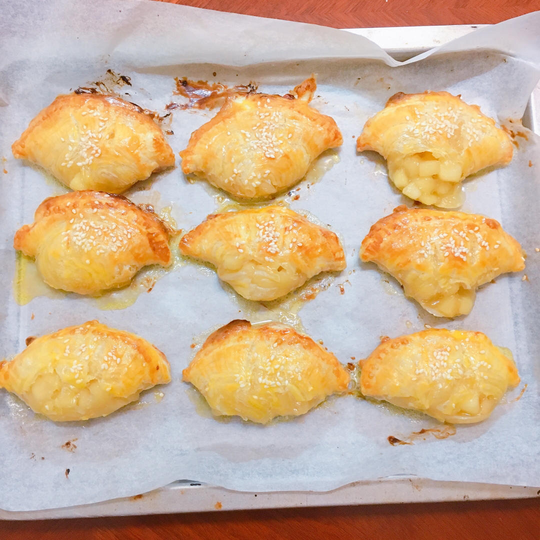 懒人🍎苹果派/榴莲酥/红豆酥（蛋挞皮版）