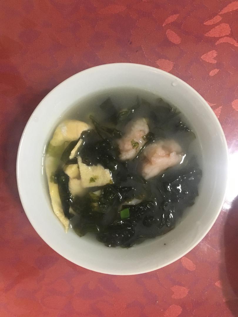 紫菜虾滑汤