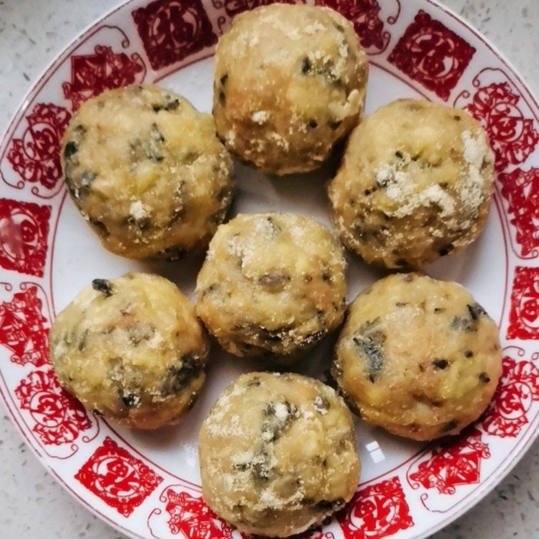 （减脂）玉米面菜团子