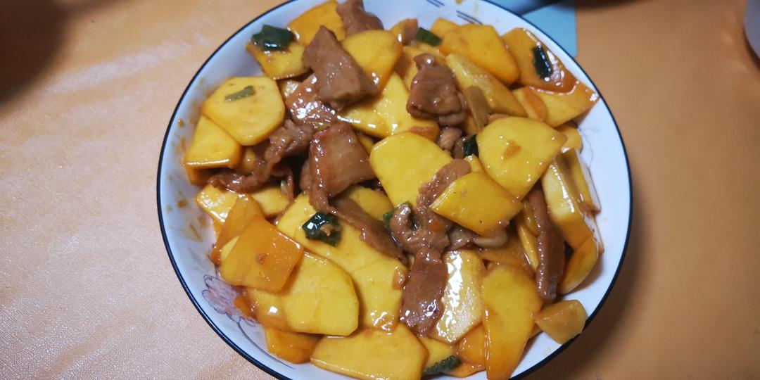南瓜炒肉