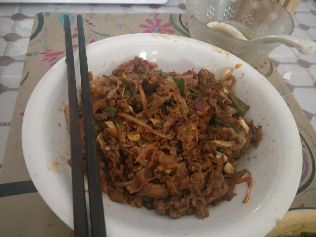 超级下饭的葱爆肥羊卷