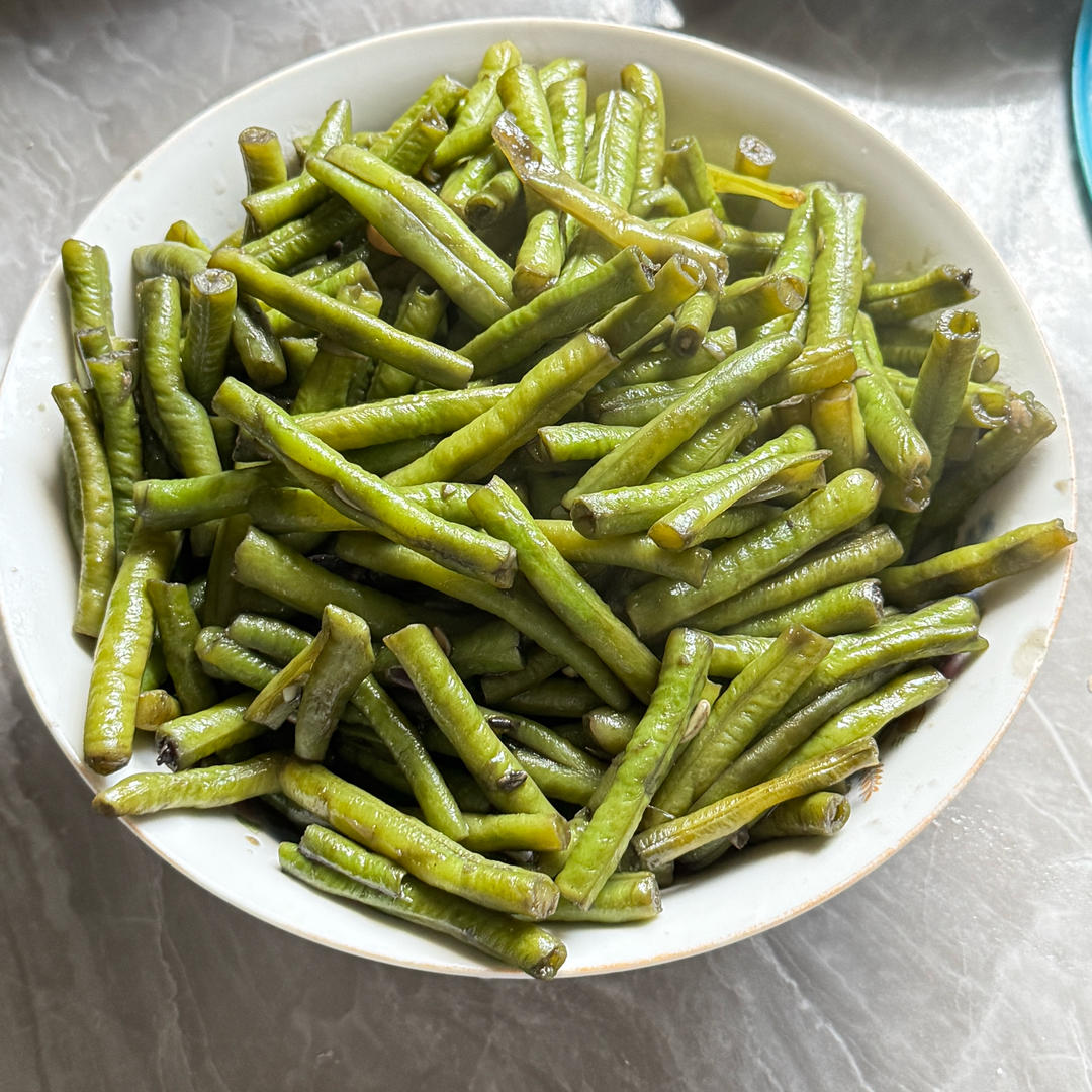 清炒豇豆角