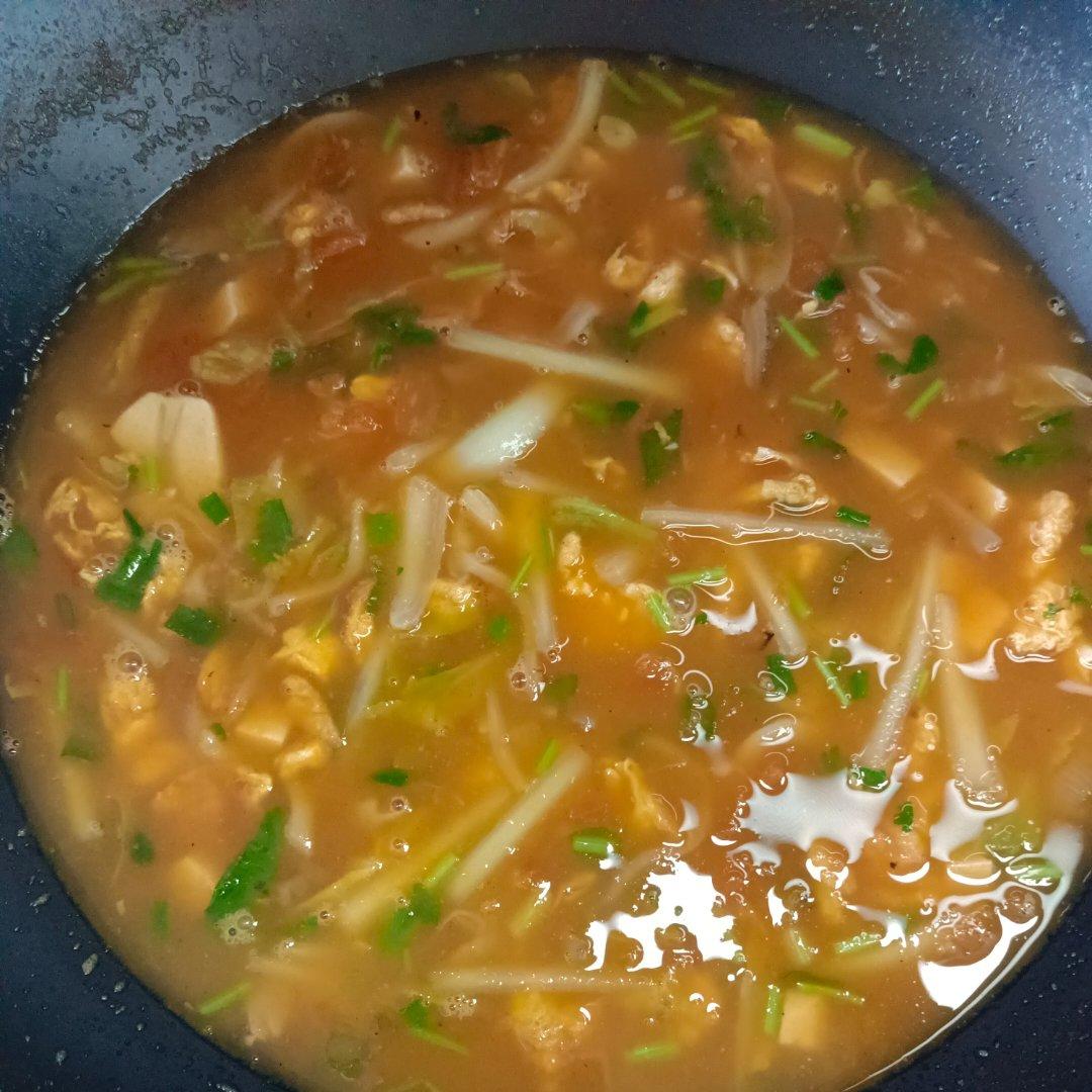 豆腐蘑菇汤（有鸡蛋哦）