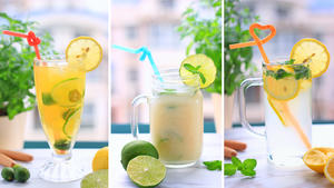 【3种柠檬饮品】能预防腹部脂肪堆积的天然饮品，快快喝起来~的做法 步骤1