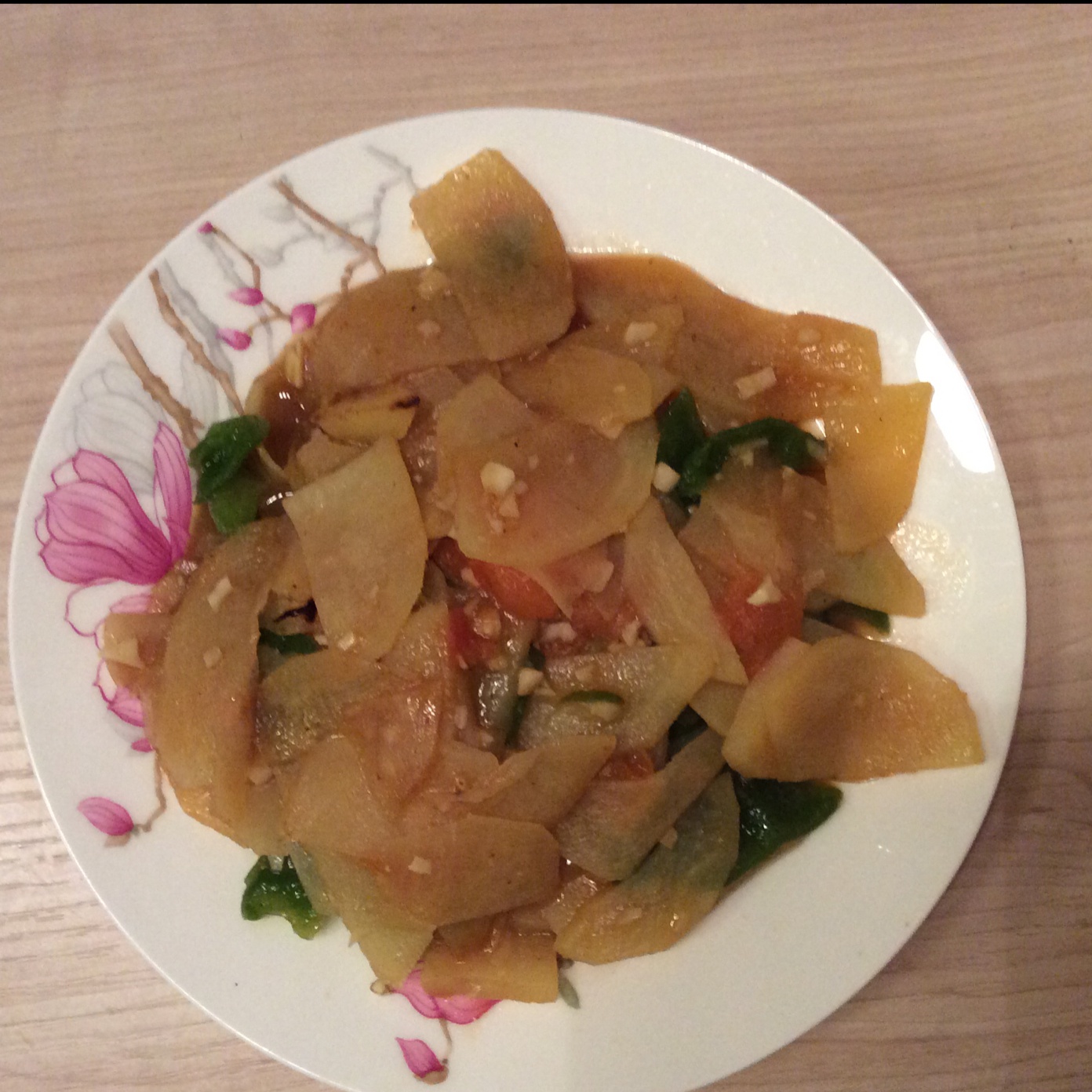 青椒番茄土豆片