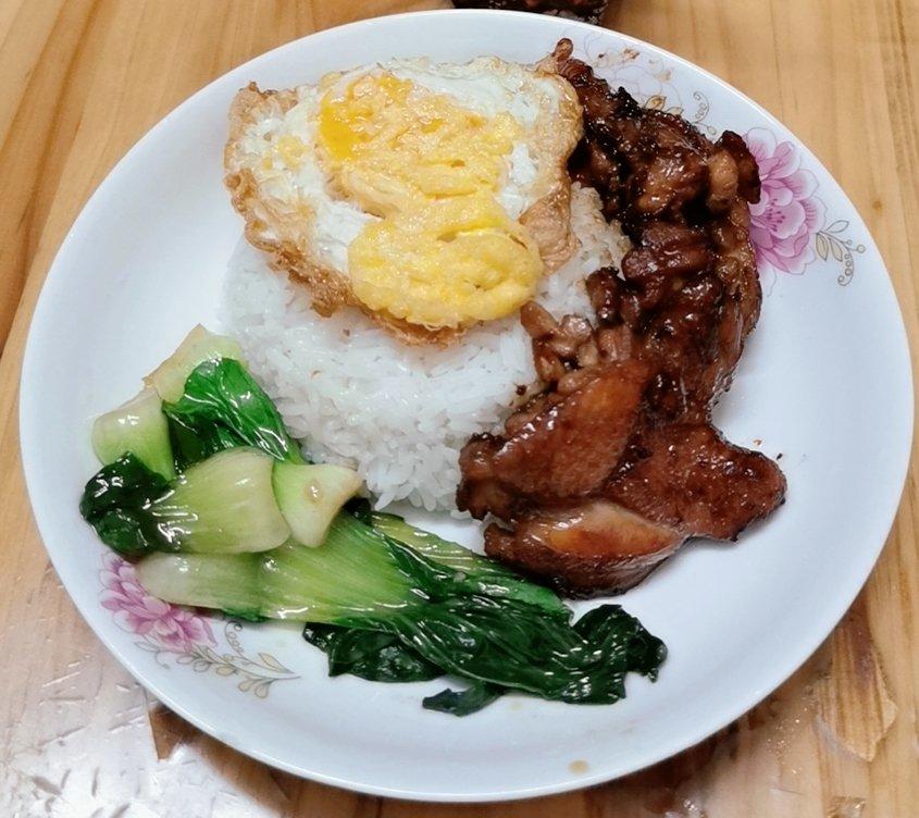 照烧鸡腿饭