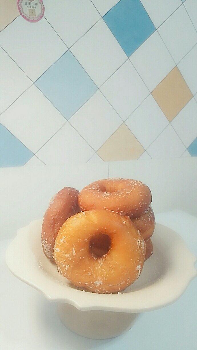 🍩超快手一小时低糖无需烤箱的甜甜圈（详细视频）
