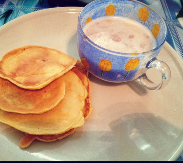 香蕉牛奶小煎饼