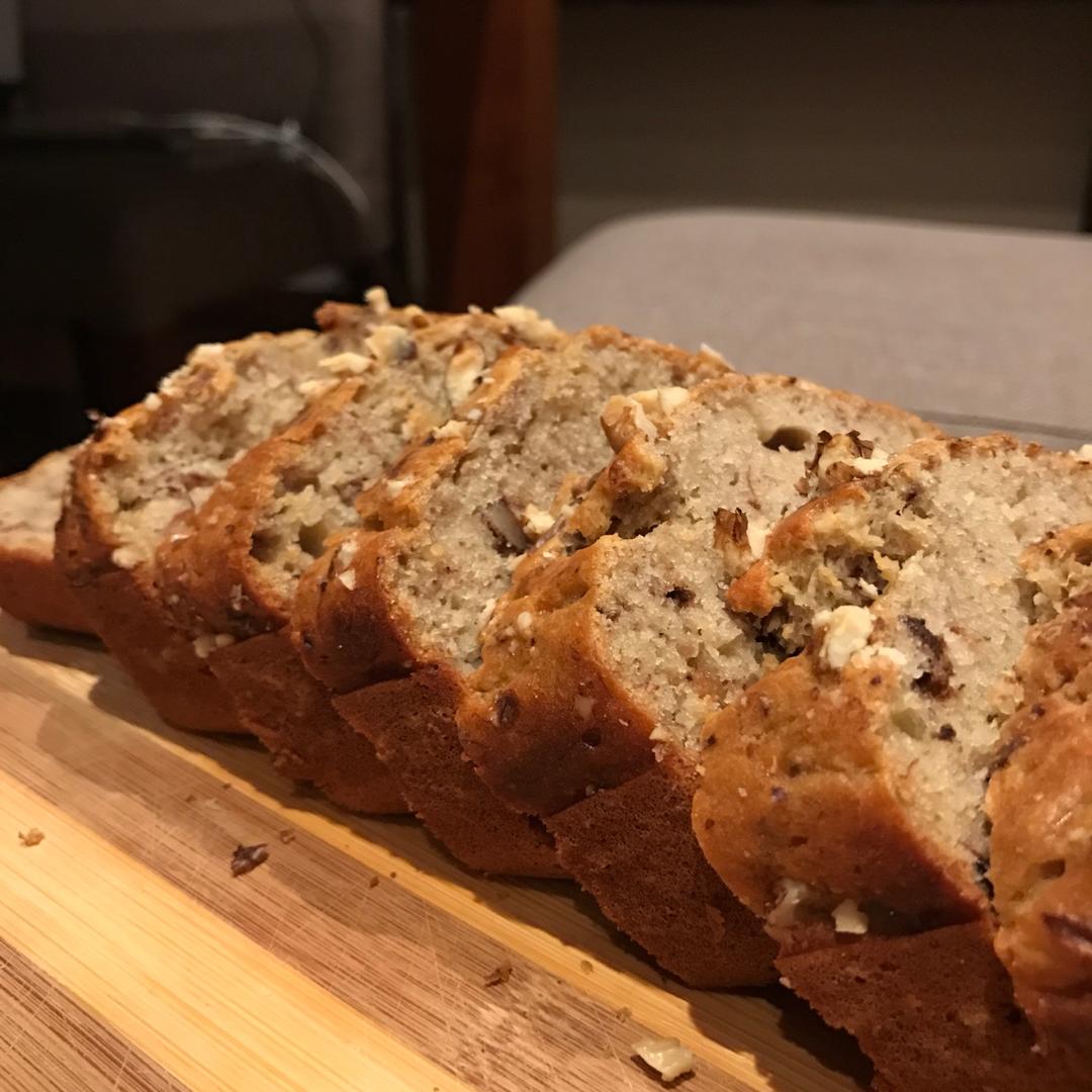 星巴克香蕉核桃蛋糕（Banana loaf）