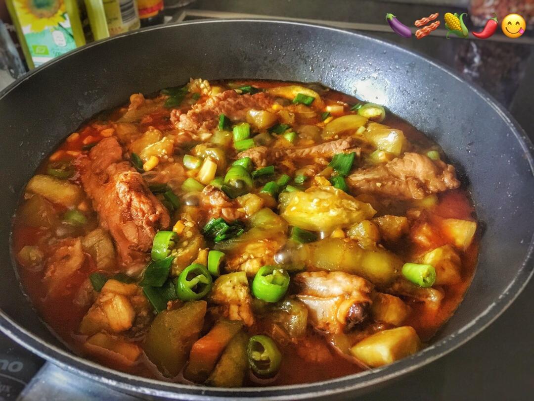 排骨茄子煲