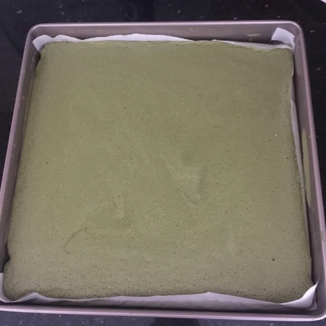 无油抹茶蛋糕卷