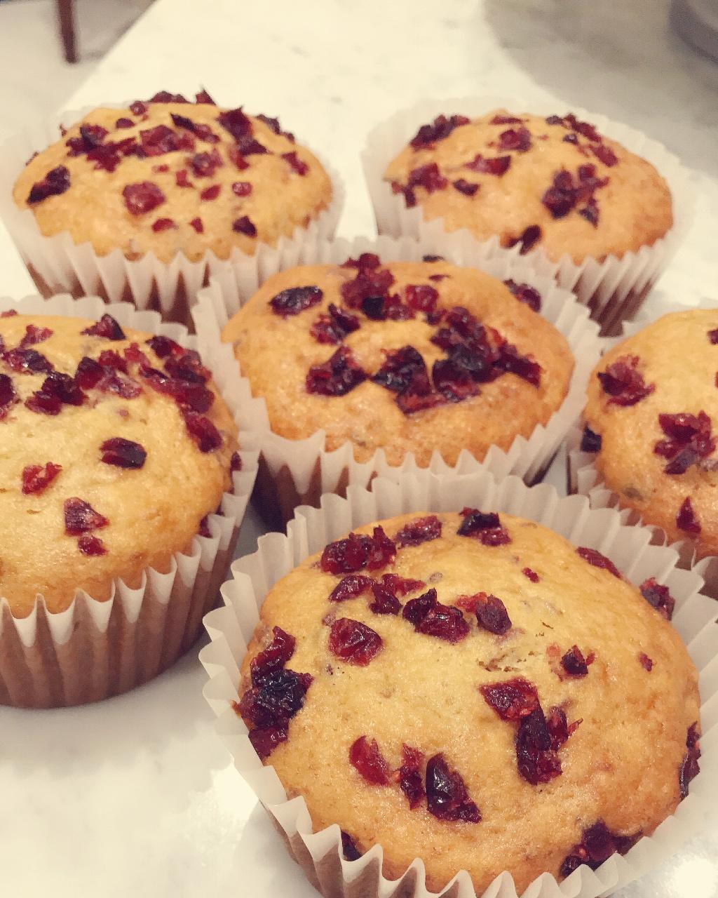 少女心的香蕉蔓越莓玛芬