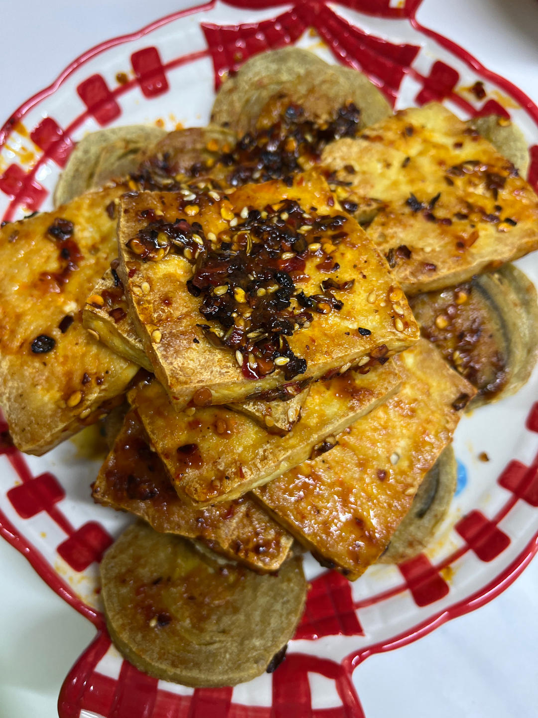 香辣豆腐卷(秒杀地摊)