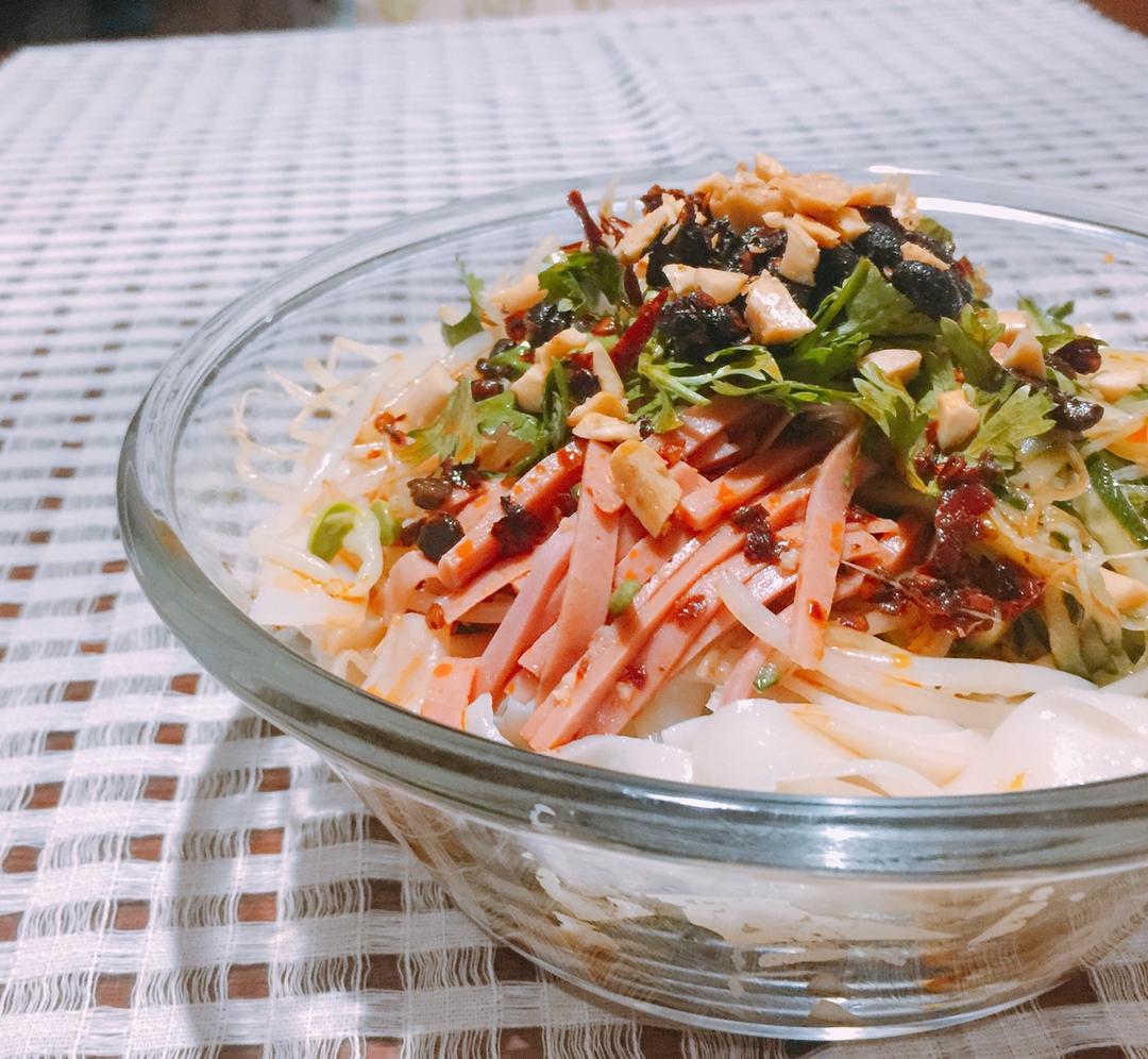 不用水洗的自制凉皮，零失败