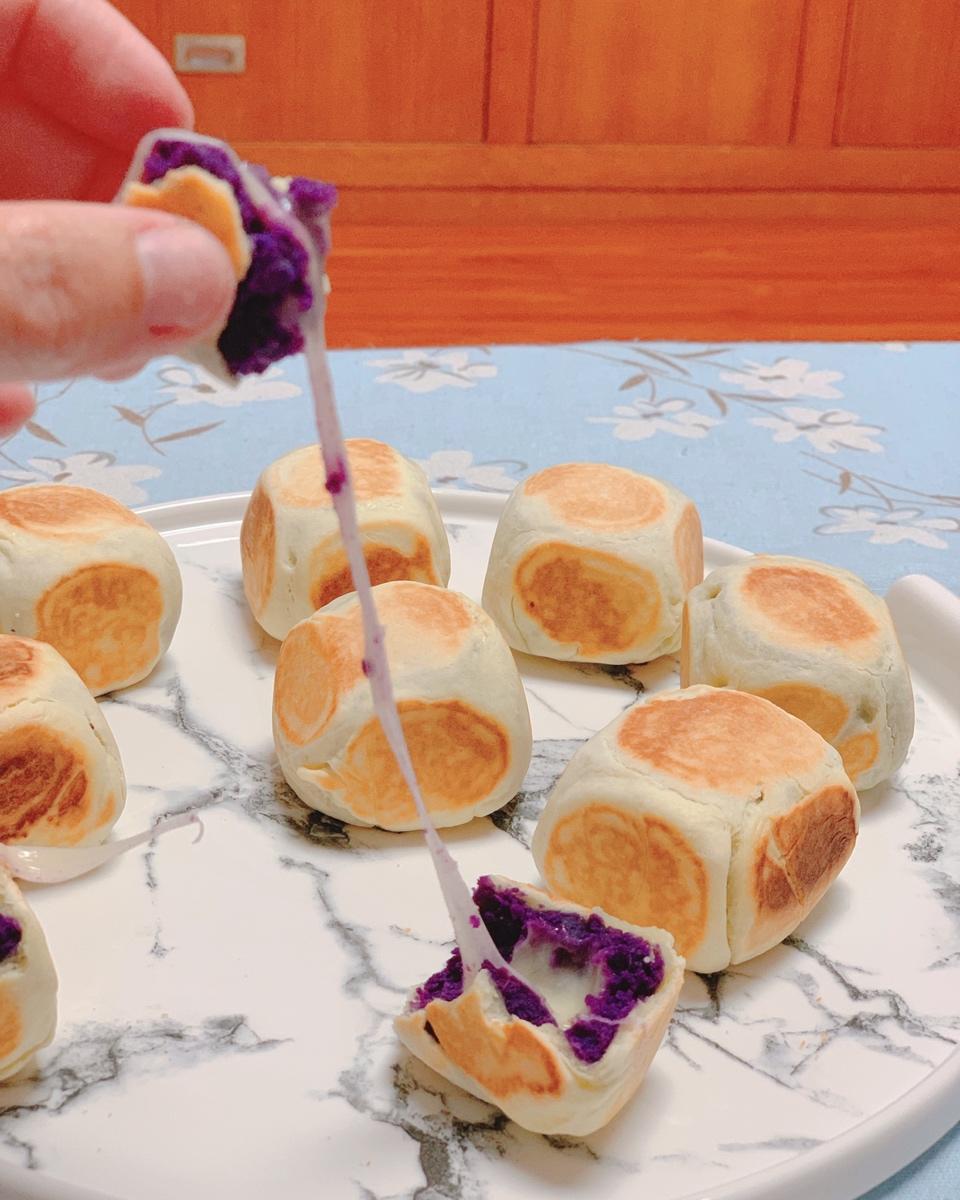 【爆浆紫薯仙豆糕】