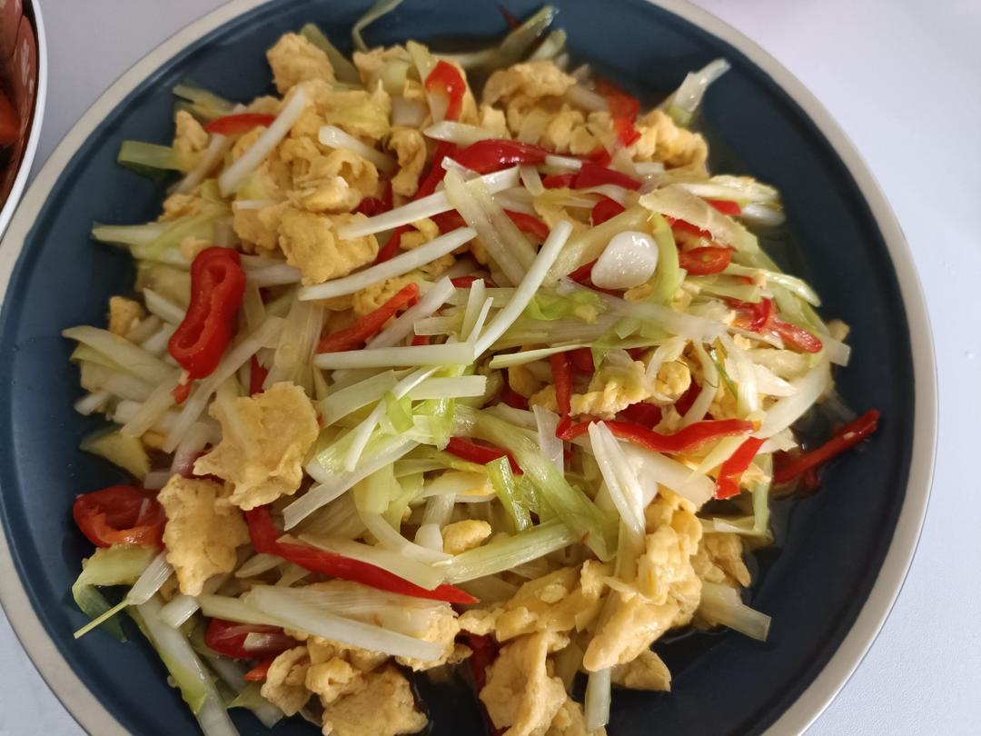 韭黄炒蛋的做法