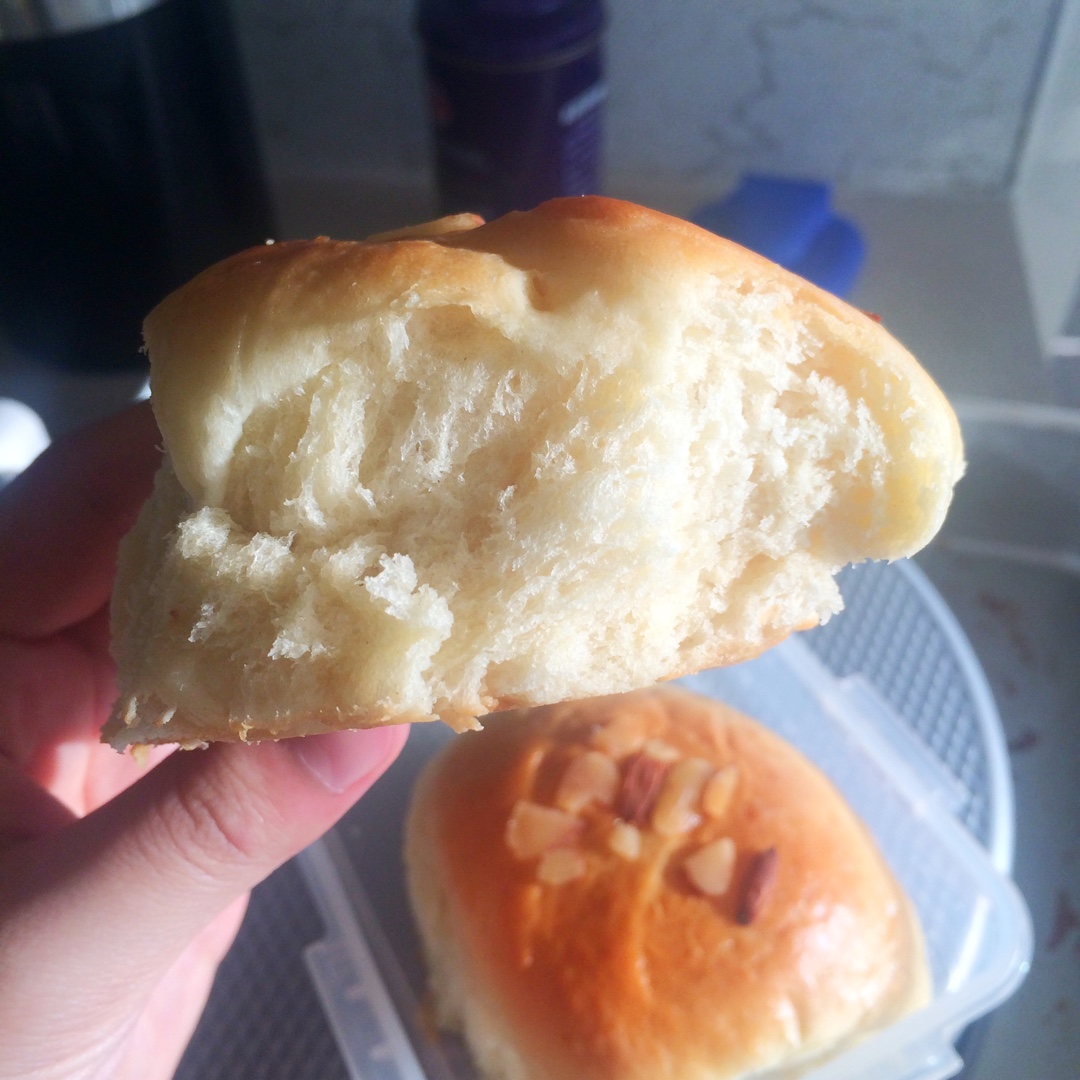 鲜奶油小餐包（一次发酵）