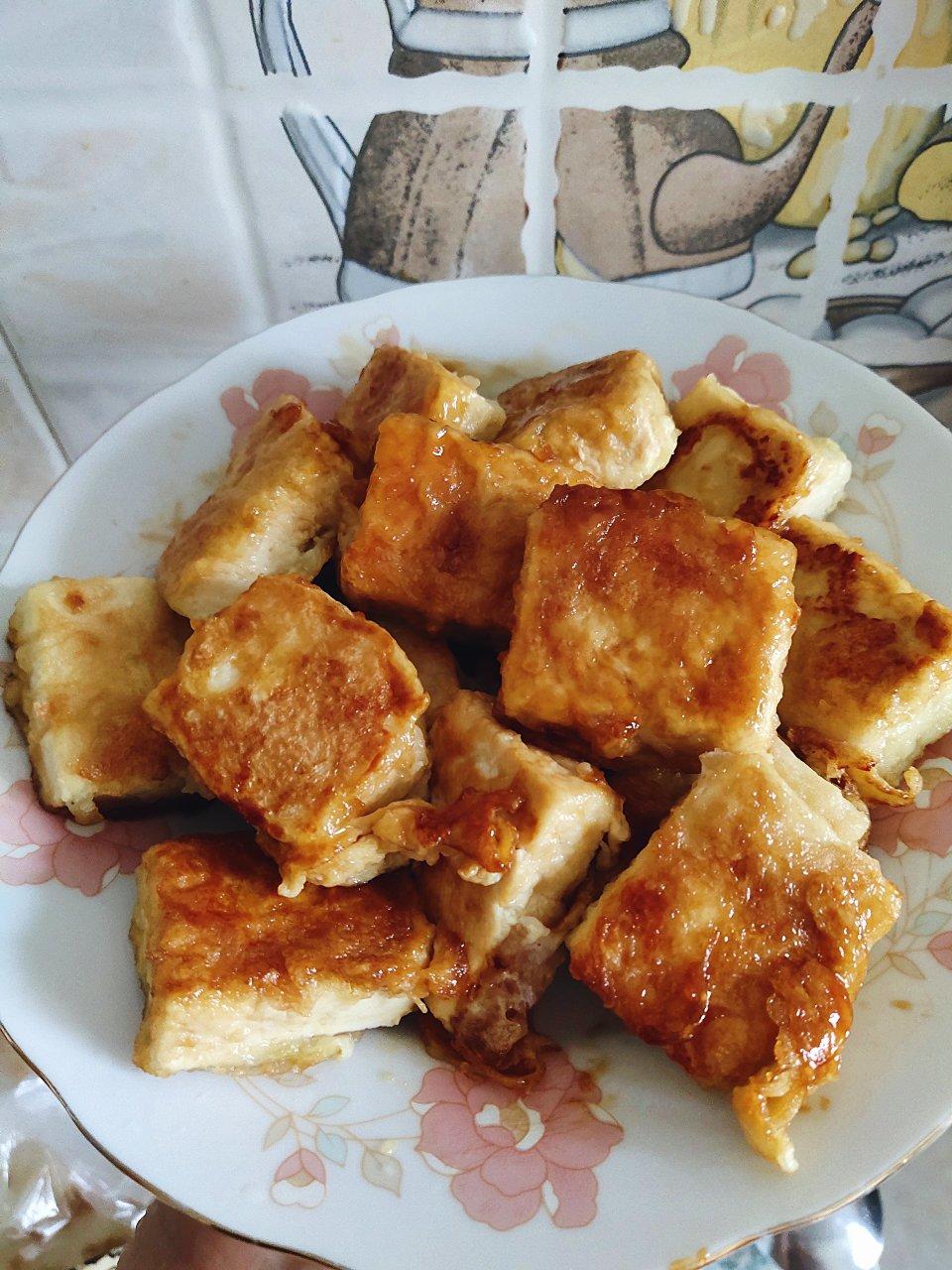 无敌好吃的香煎豆腐