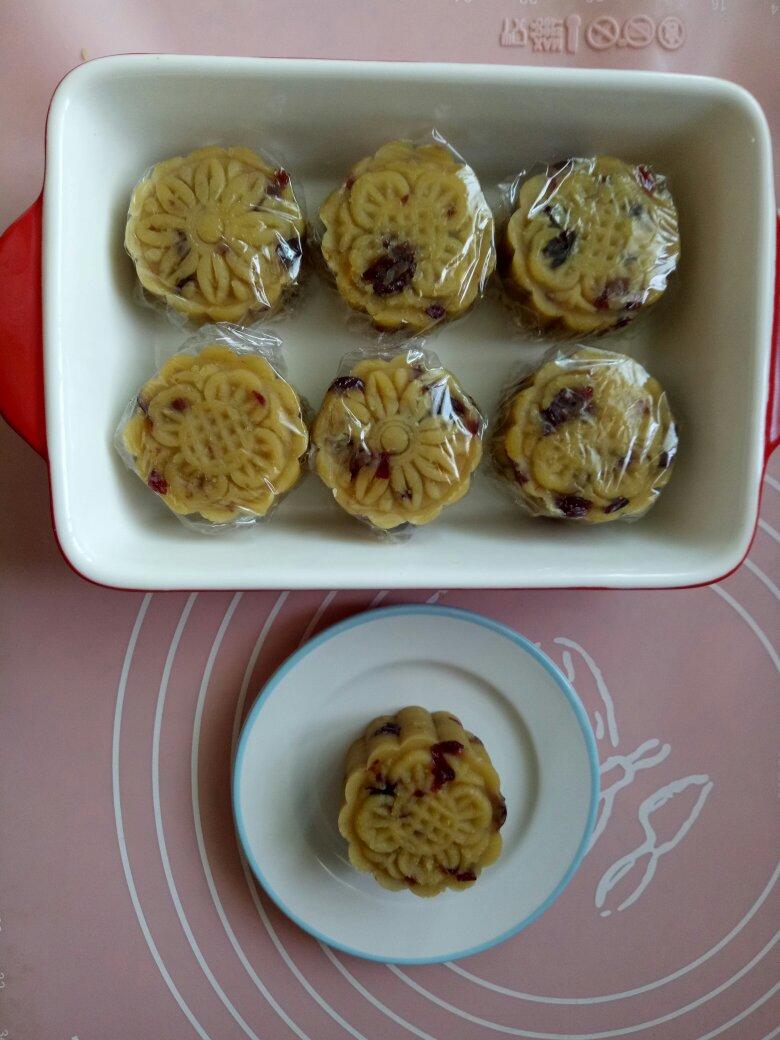 蔓越莓绿豆糕