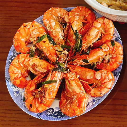 干烧大虾（黑虎虾）