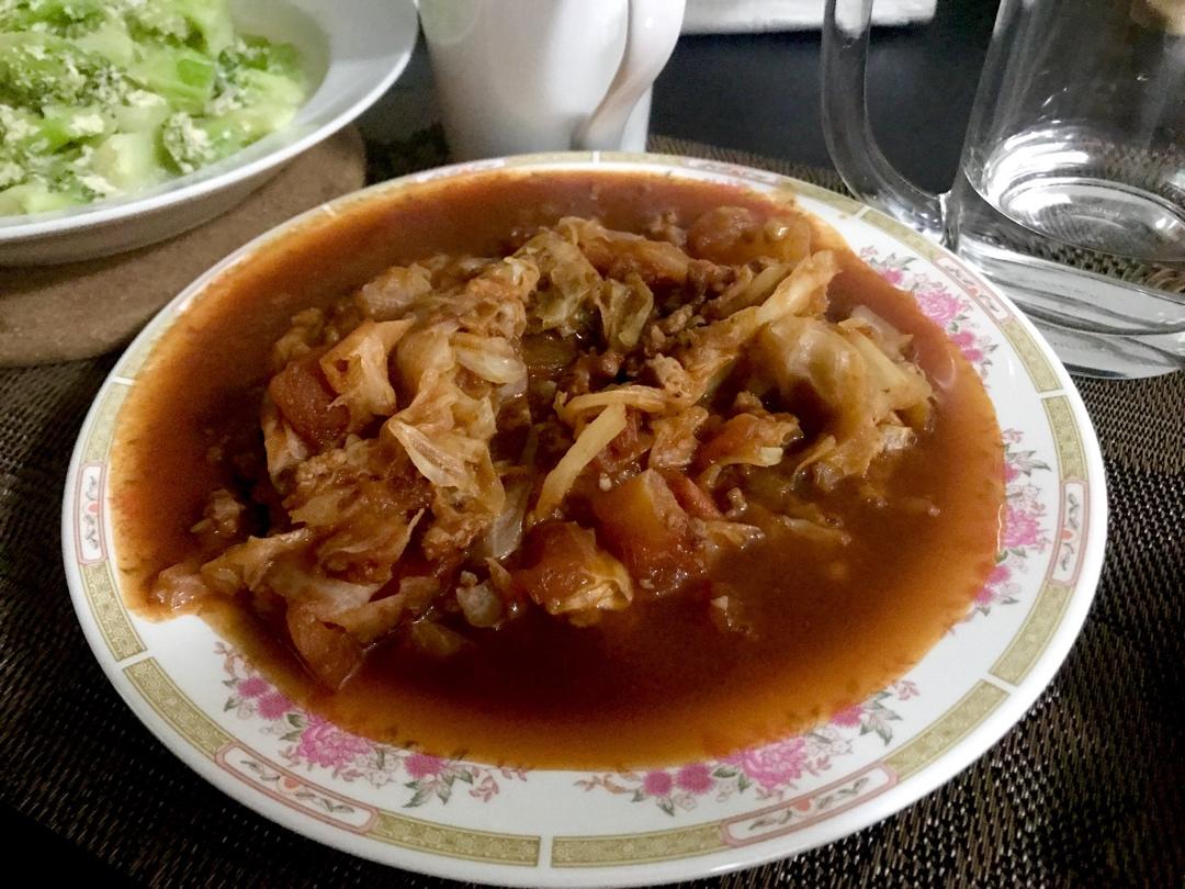 【健康三餐】番茄圆白菜肉酱闷饭