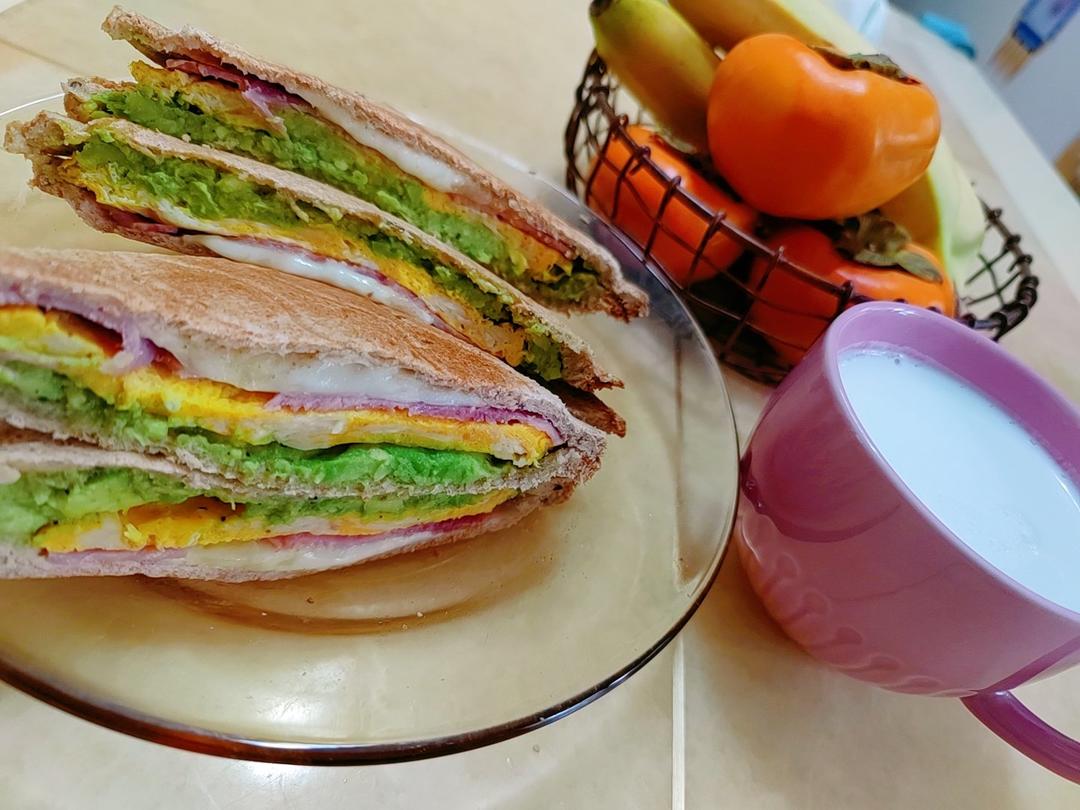 健康低卡—夹牛油果的快手三明治🥪搭配灵感