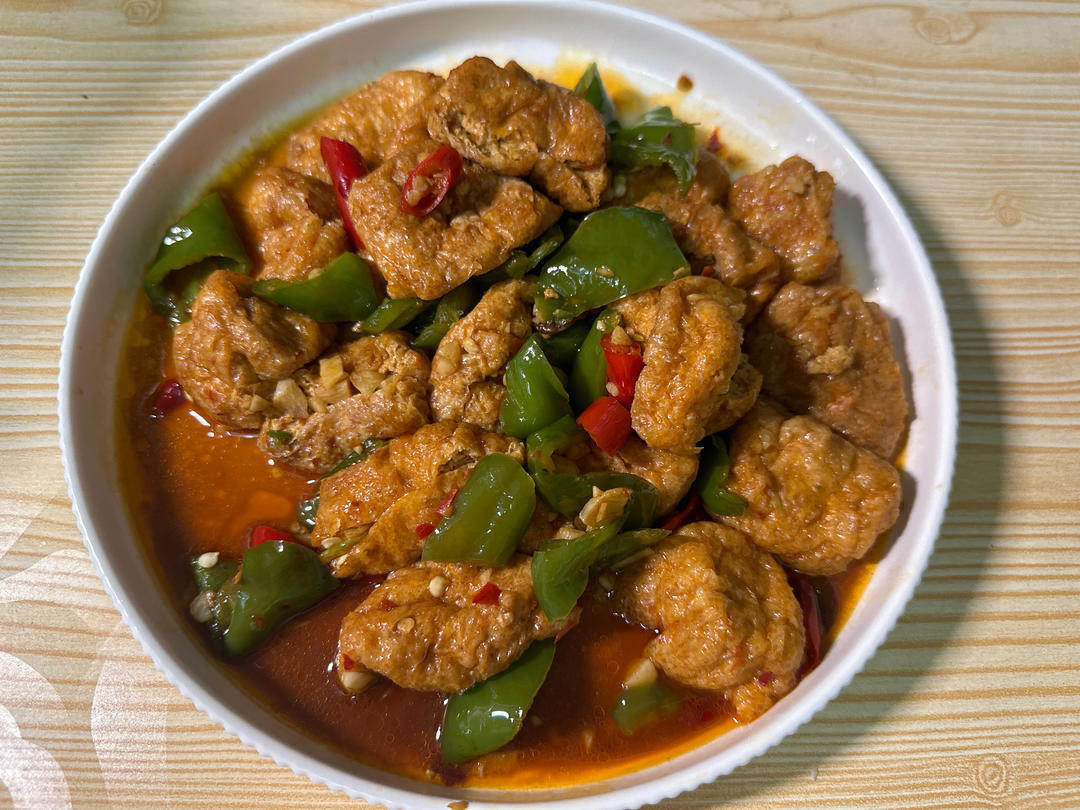 香辣豆腐泡