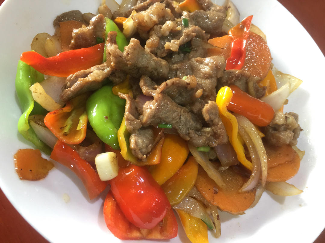 嫩滑版炒牛肉片、不需要大火爆炒、