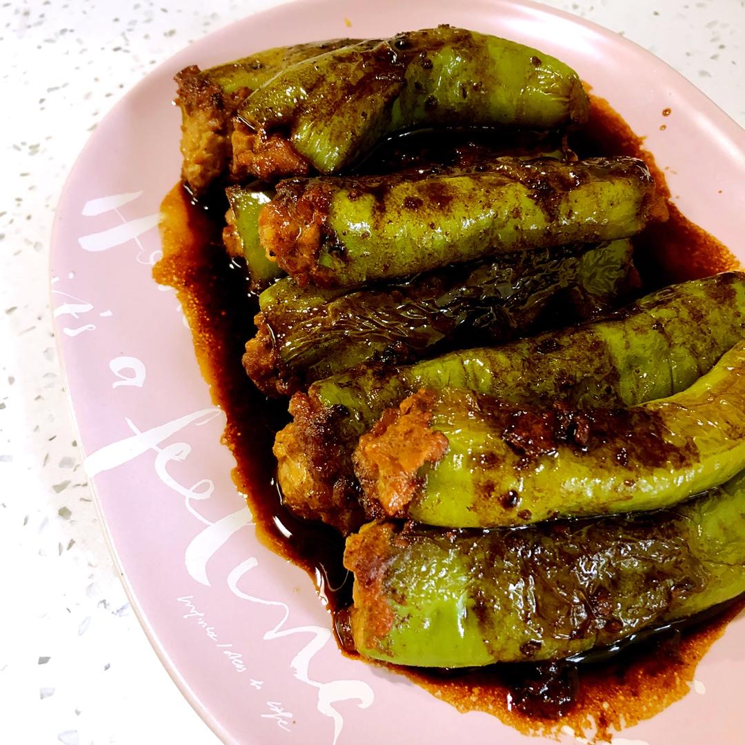 下饭菜肴--青椒酿肉