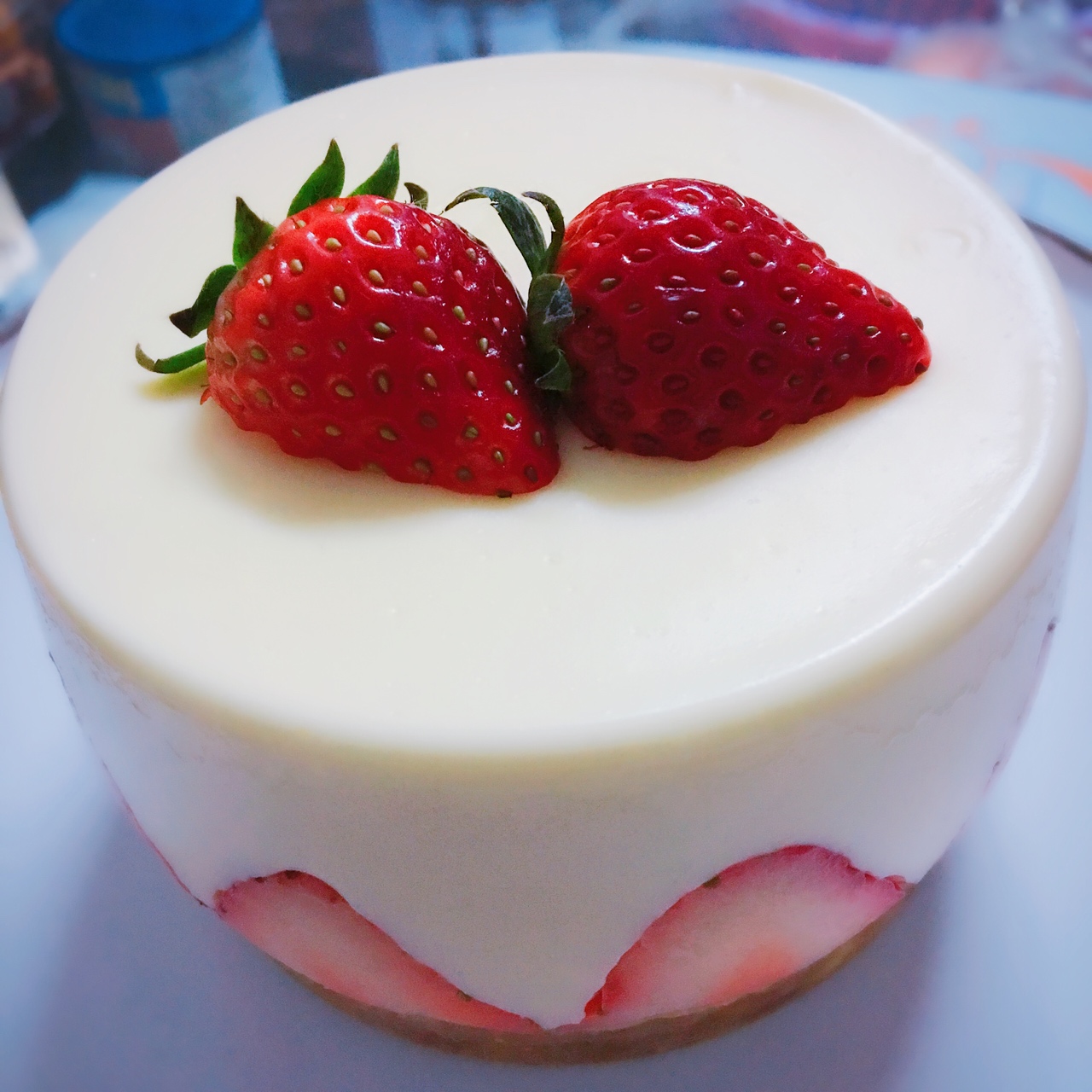 佛系草莓酸奶芝士蛋糕