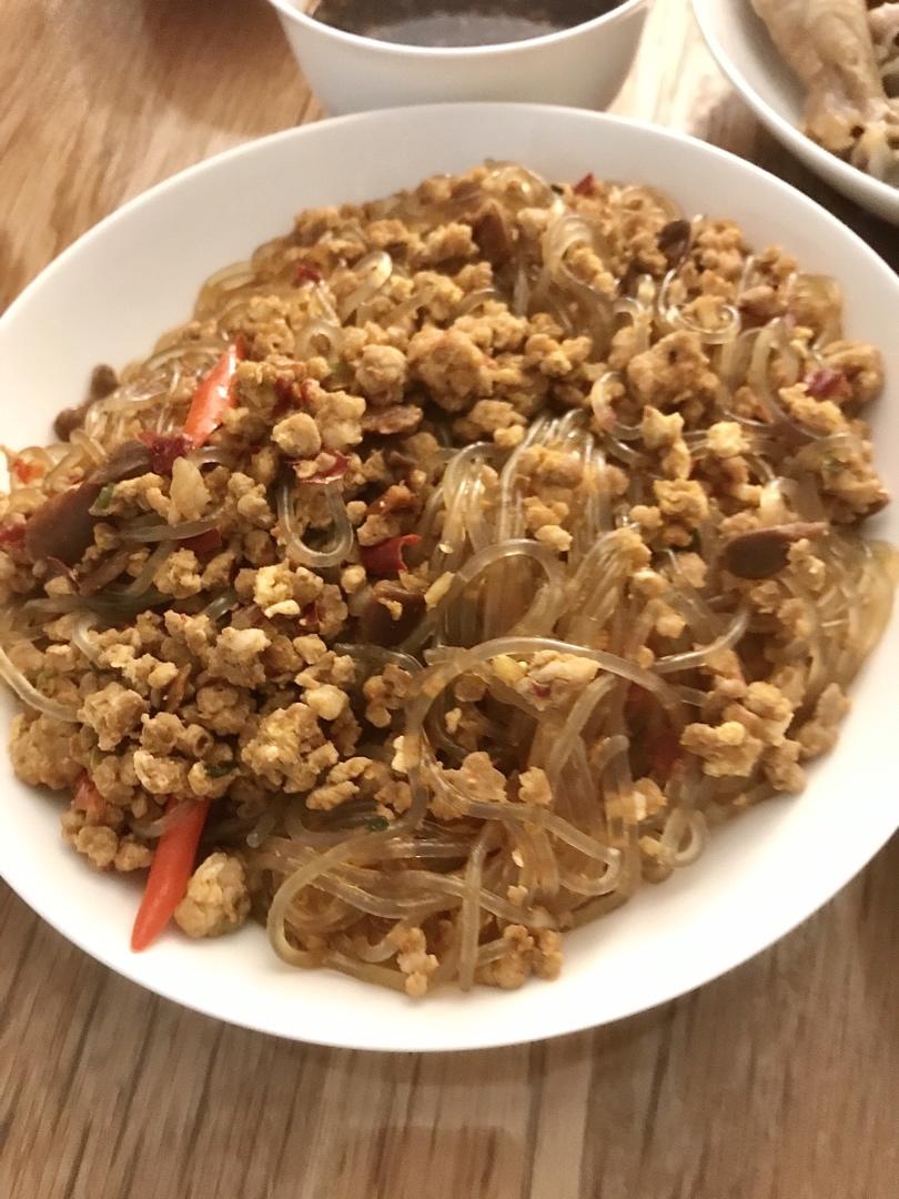 蚂蚁上树(肉末炒粉丝)超下饭‼️十分钟搞定