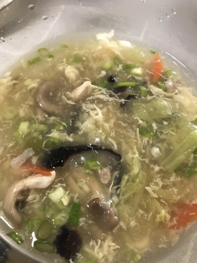 海参蛋花汤