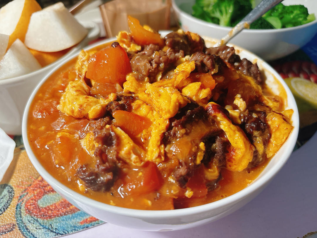 酸甜浓郁～超开胃🔥番茄滑蛋牛肉饭