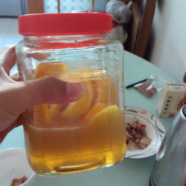 蜂蜜腌柠檬