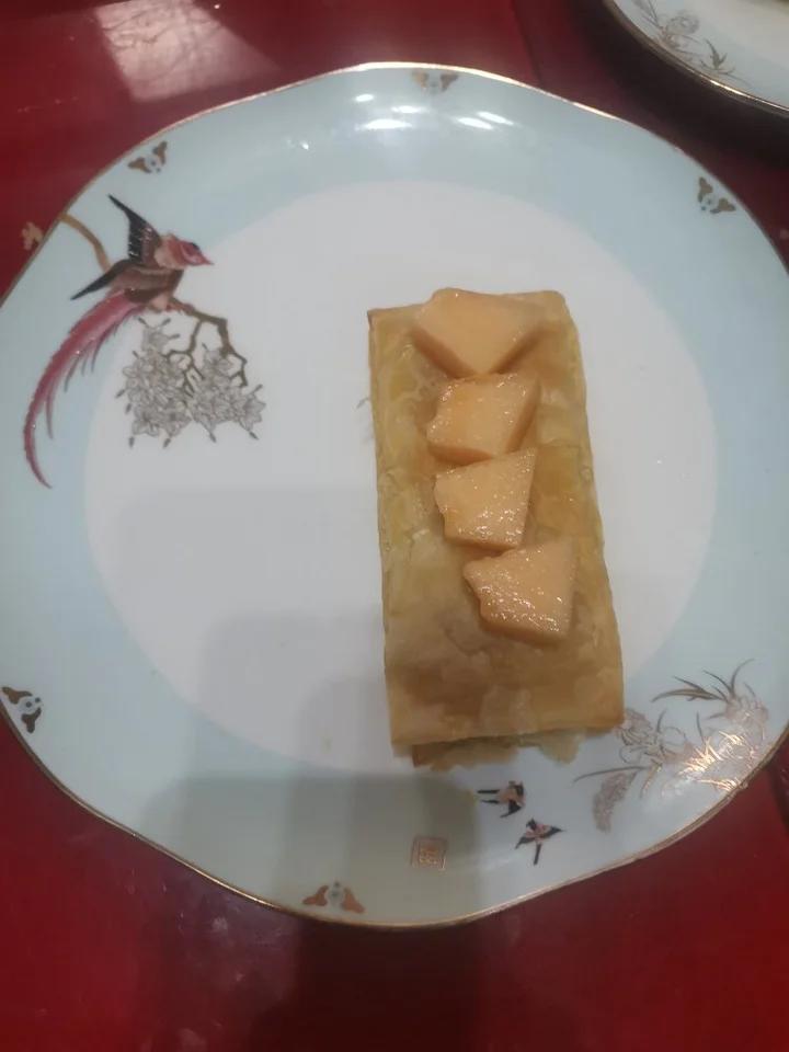 浪漫法式甜品|草莓🍓拿破仑千层酥(手抓饼版)