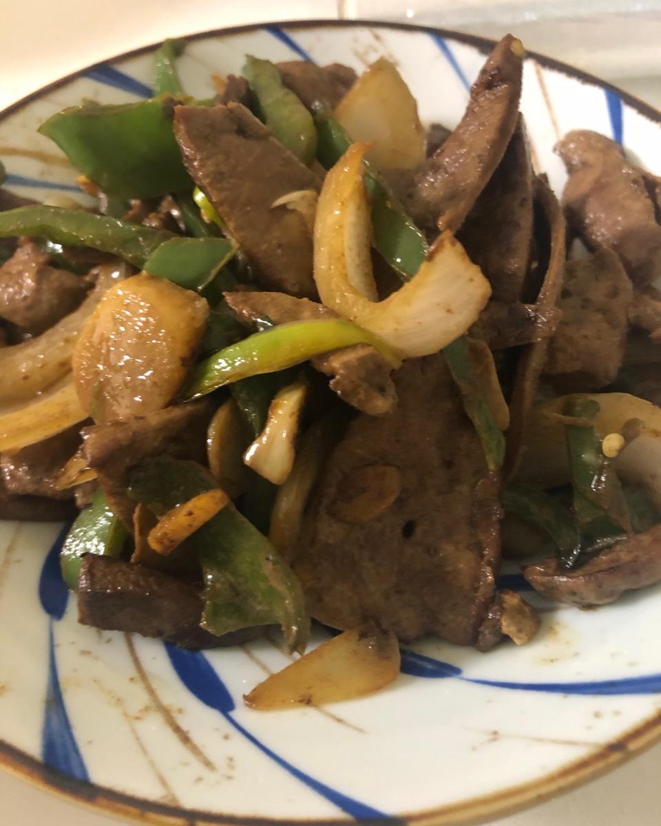 青椒炒猪肝