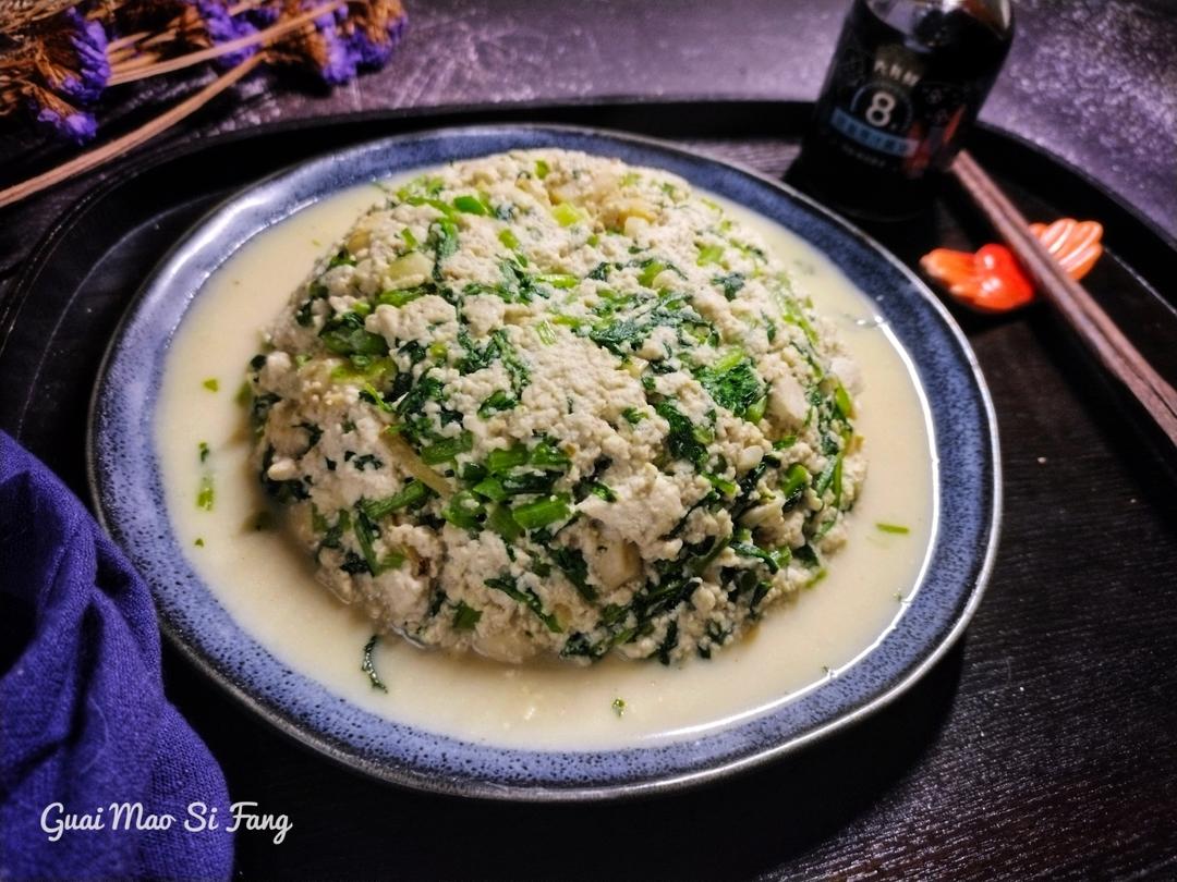 瑶柱炒豆腐