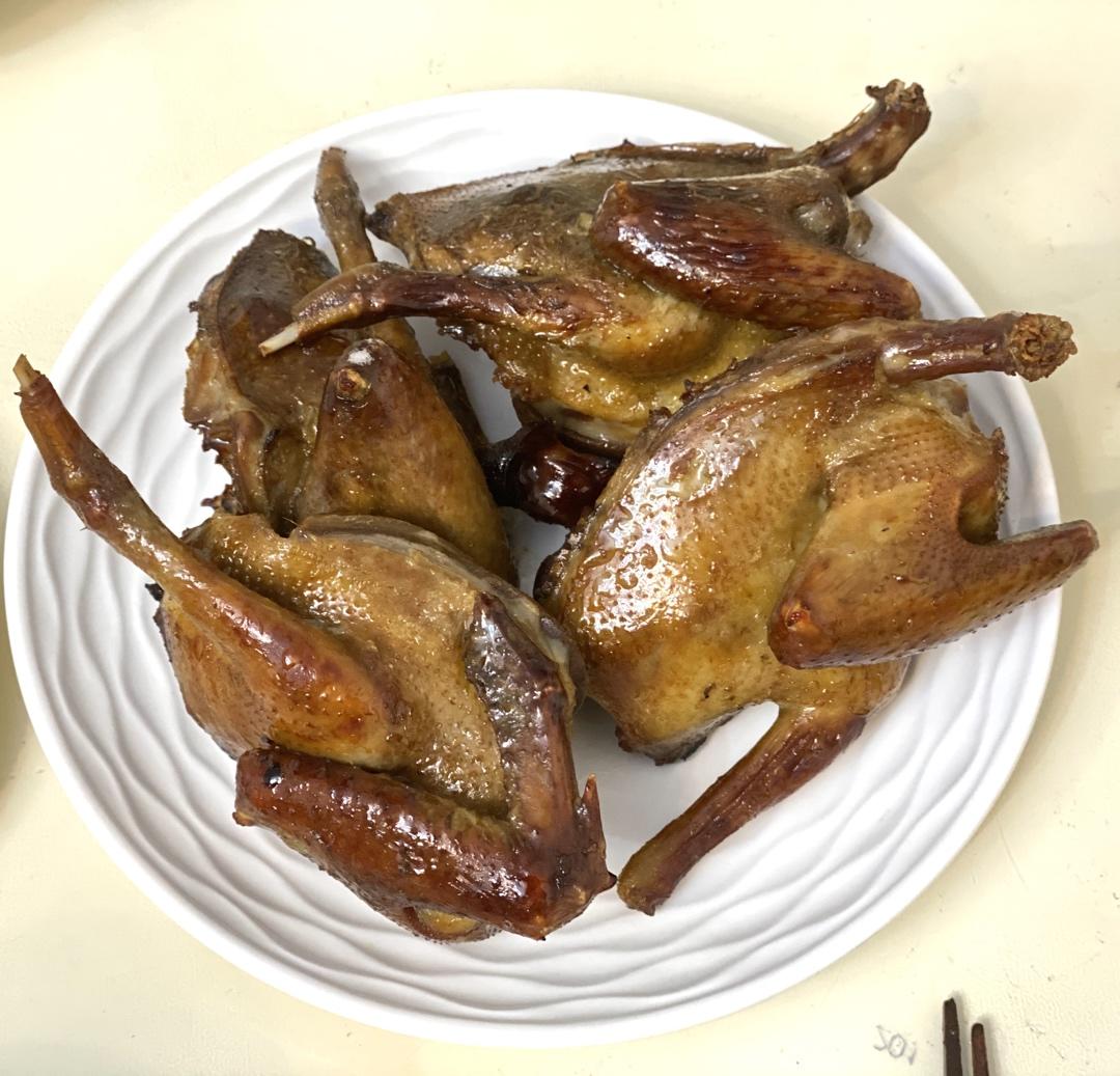 家庭版简易烤乳鸽