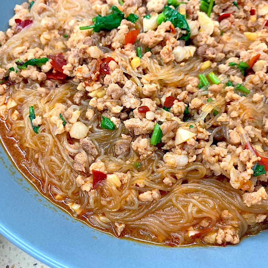 肉末粉丝煲