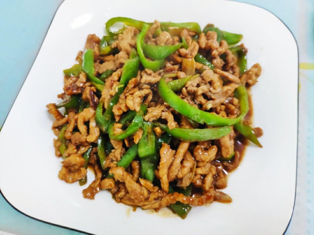 青椒炒肉丝