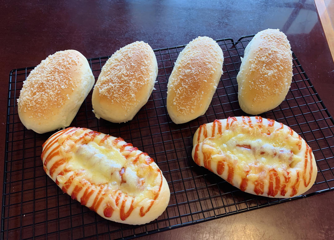 一次性发酵红薯拉丝面包