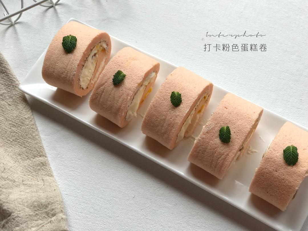 《Tinrry+》粉红荔枝蛋糕卷