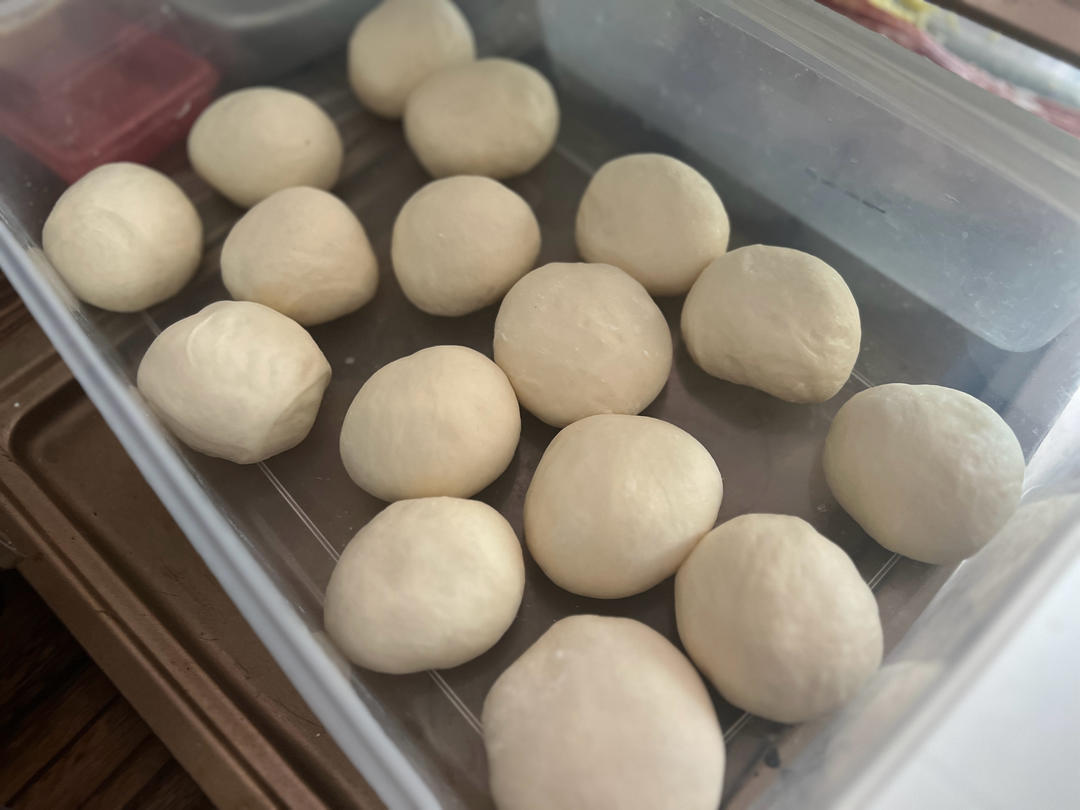 【低卡】肉松培根香葱包的做法 步骤8