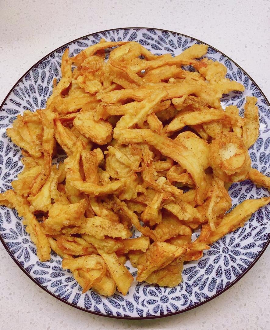 绝对惊艳到你💌一起来吃外酥里嫩，给肉都不换的椒盐杏鲍菇❗️