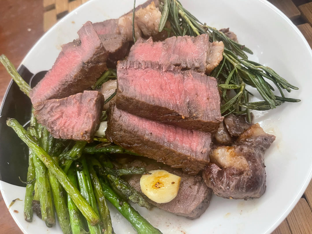 这么做厚切西冷牛排，不香吗