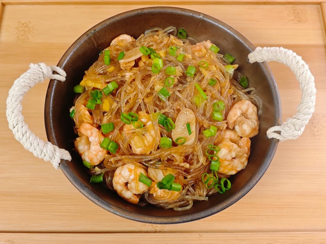 年夜饭就要来一锅｜蒜蓉虾仁粉丝煲